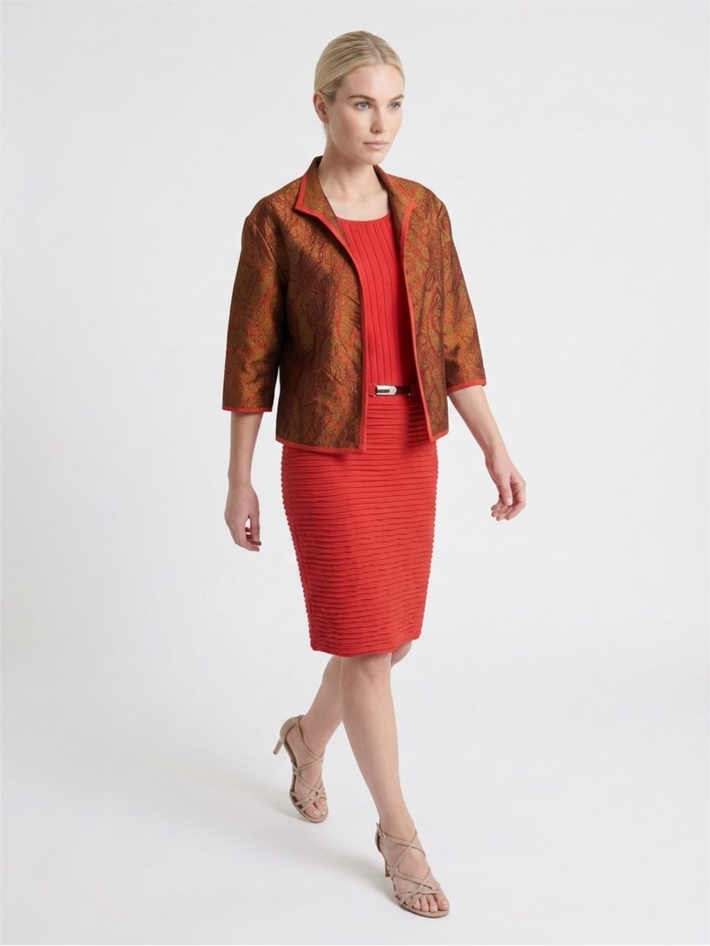 Doncaster Red and Gold Brocade Jacket